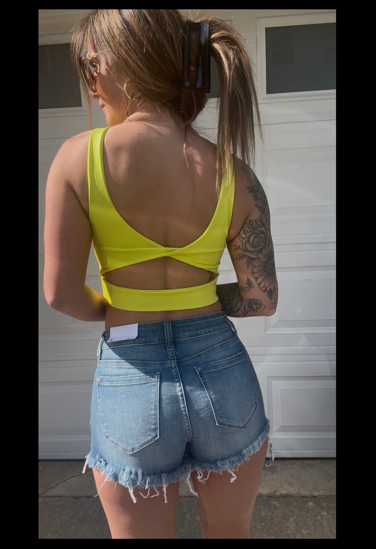 Lime Green twisted brami