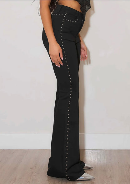 Studded Rebel Flares