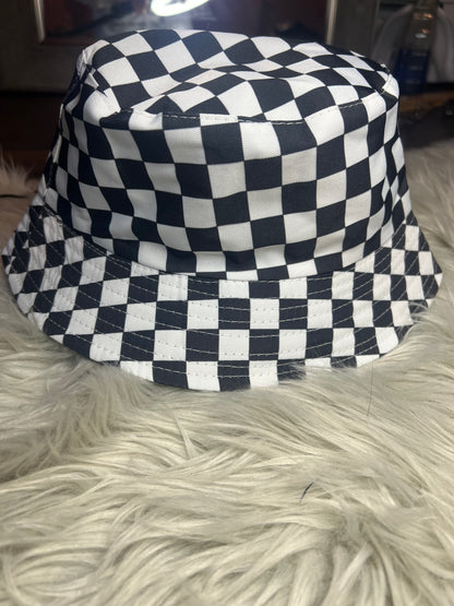 Checker Bucket Hat