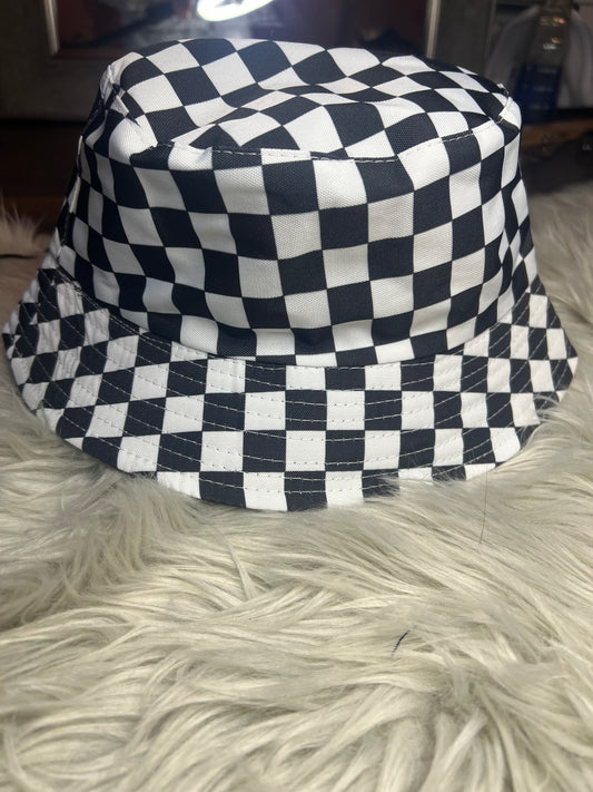 Checker Bucket Hat